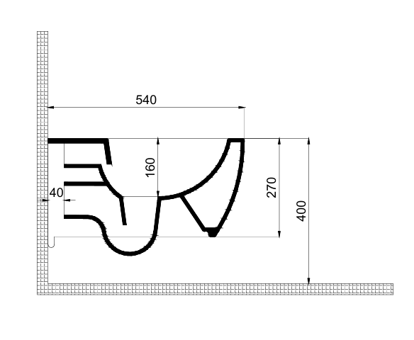 Deep Rimless Asma Klozet (kapak dahil) - Görsel 2