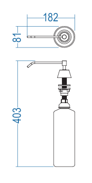 Sabunluk Sıvı Ankastre 1000ML P.23110 - Görsel 2
