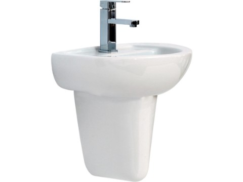 Proje Oval Lavabo Delikli